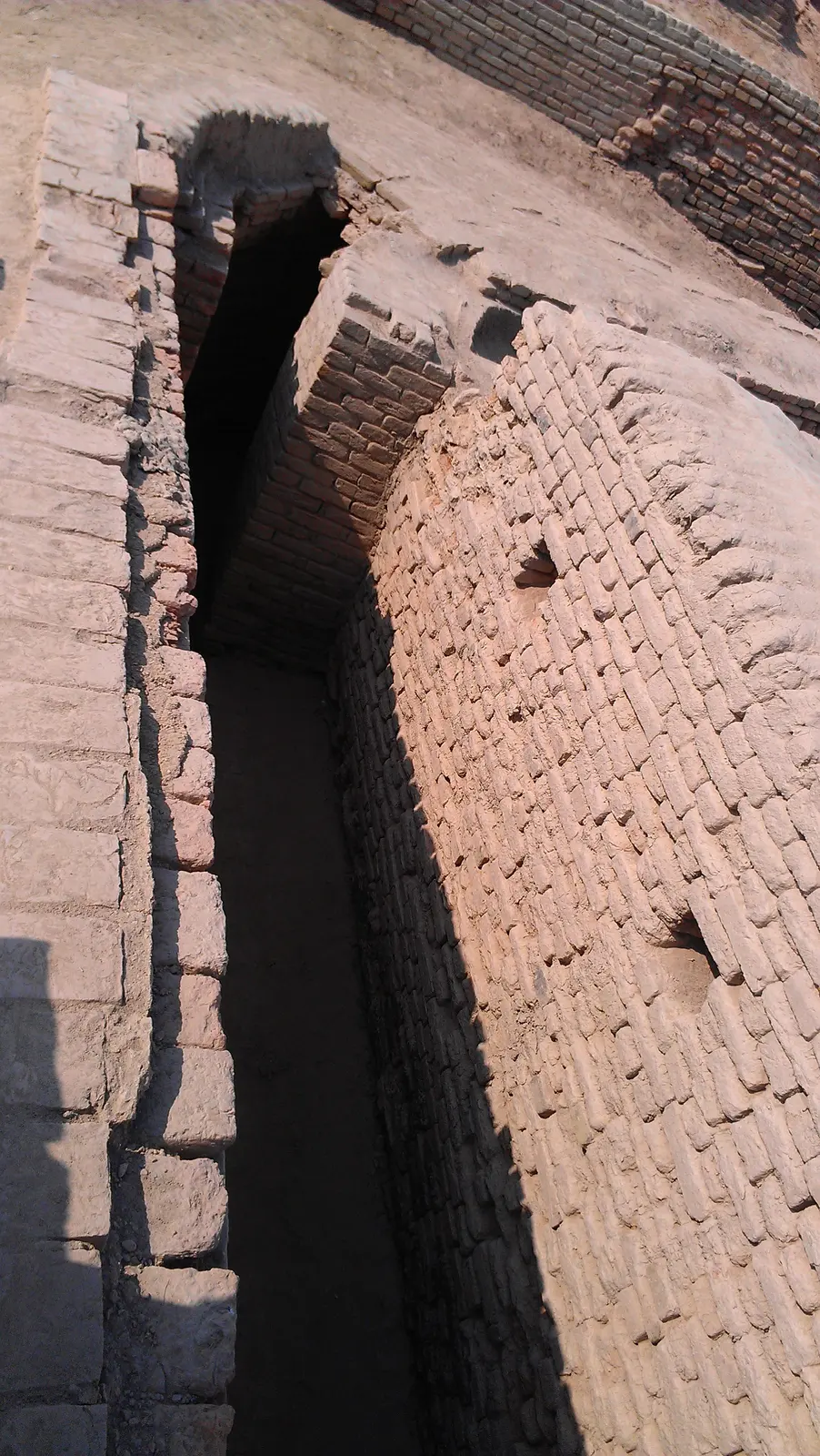 Ancient water channel near the Great Bath at Mohenjo-daro