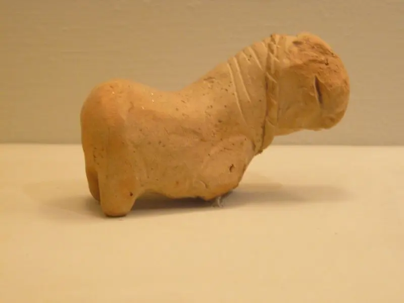 Terracotta bull figurine associated with the Harappan cultural tradition