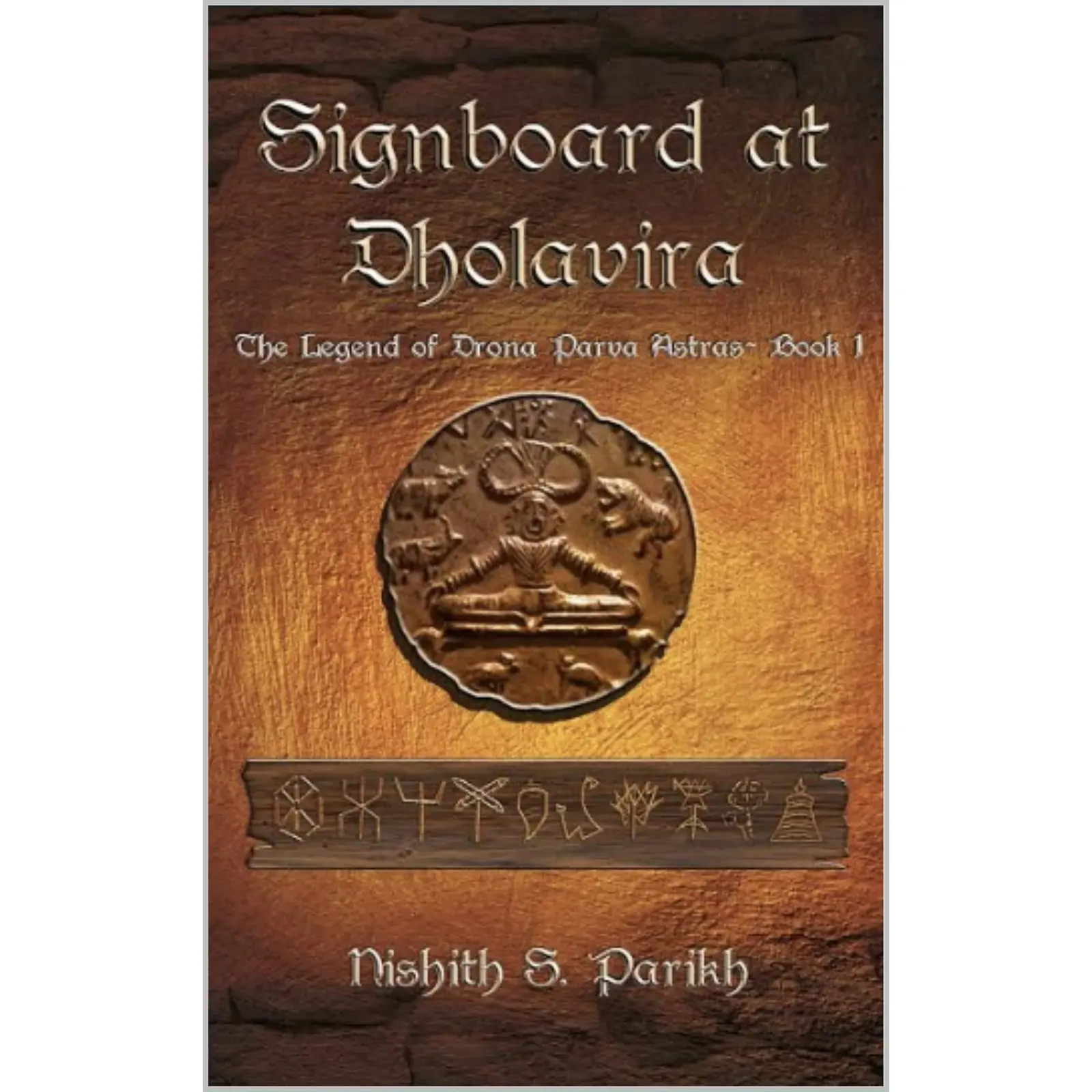 Reconstruction of the large Indus-script signboard associated with Dholavira