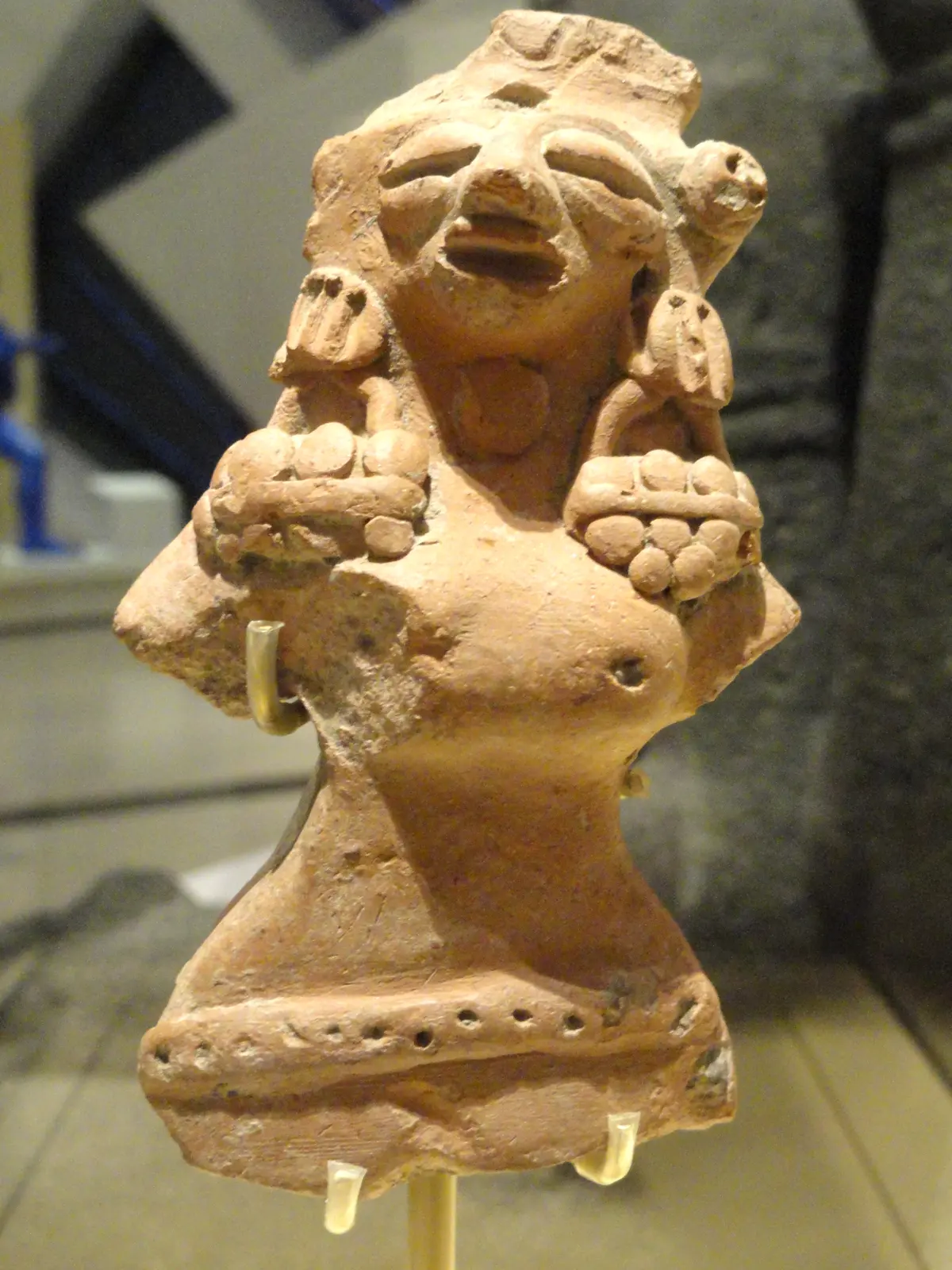 Terracotta female figurine from the Harappan cultural tradition