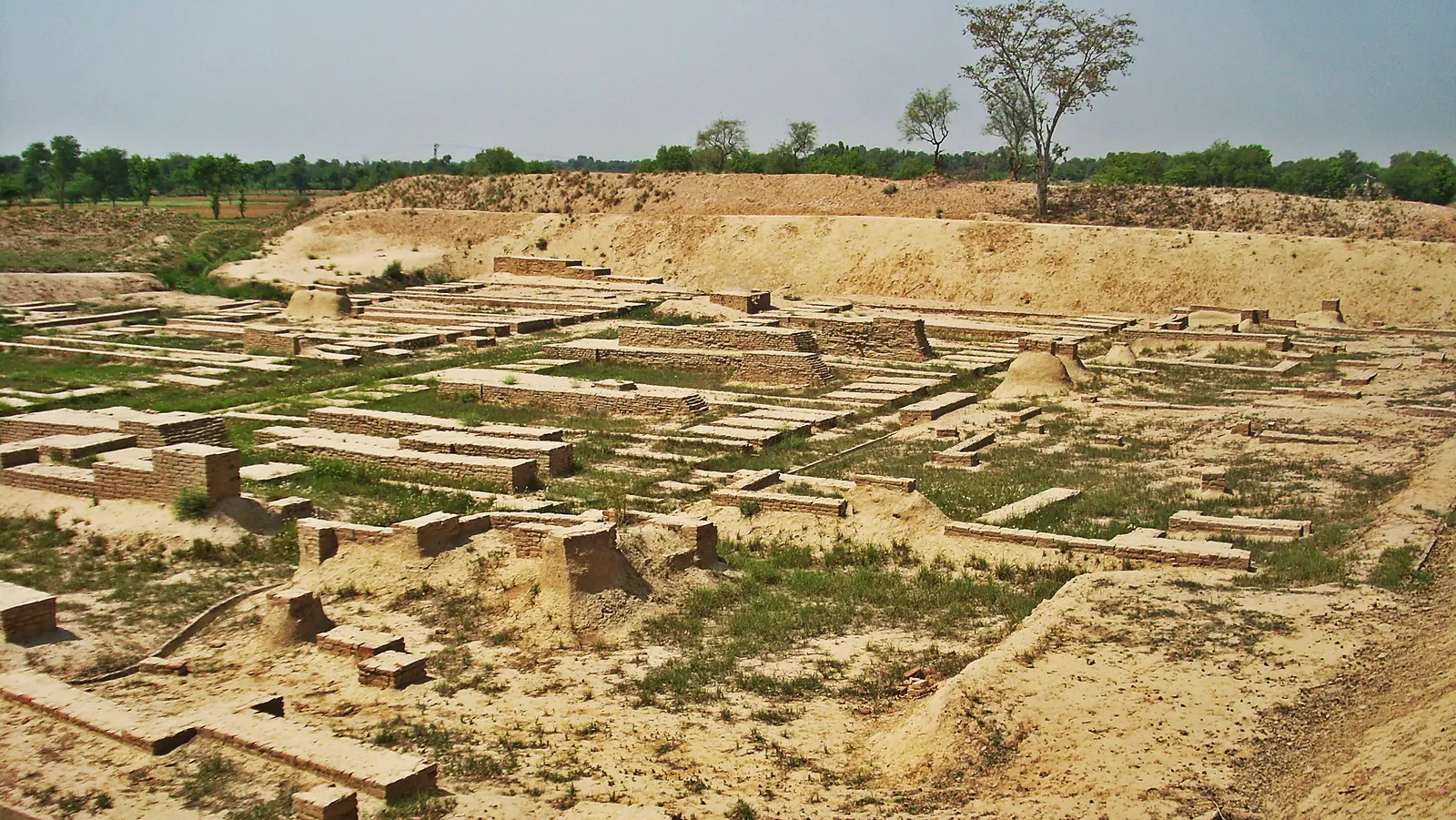 Archaeological mounds and ruins at Harappa