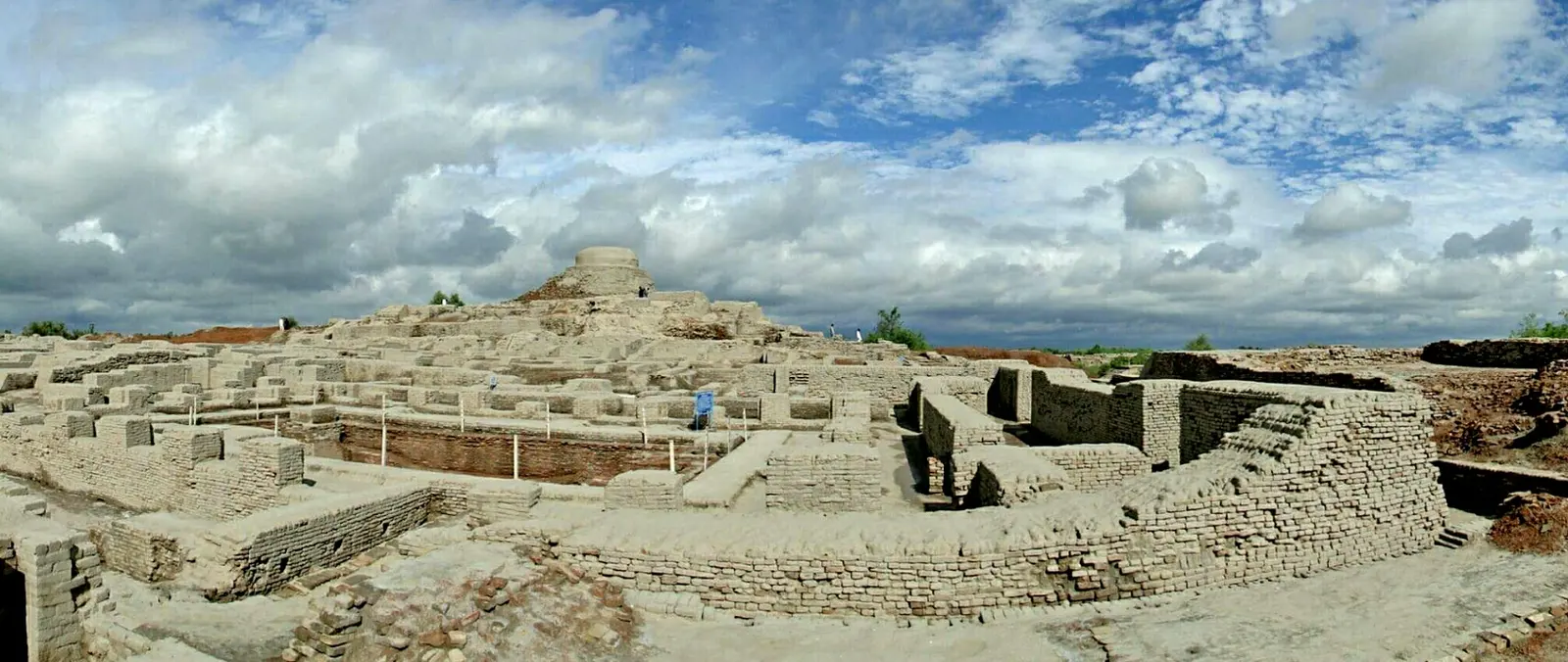 Excavated urban ruins at Mohenjo-daro