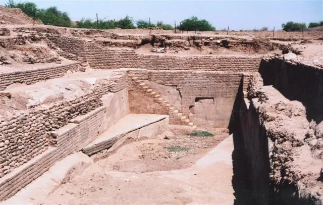 Archaeological remains of Dholavira in Gujarat