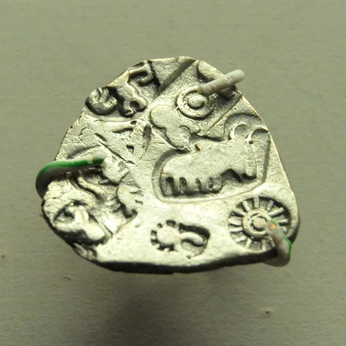 Ancient Indian silver punch-marked coin