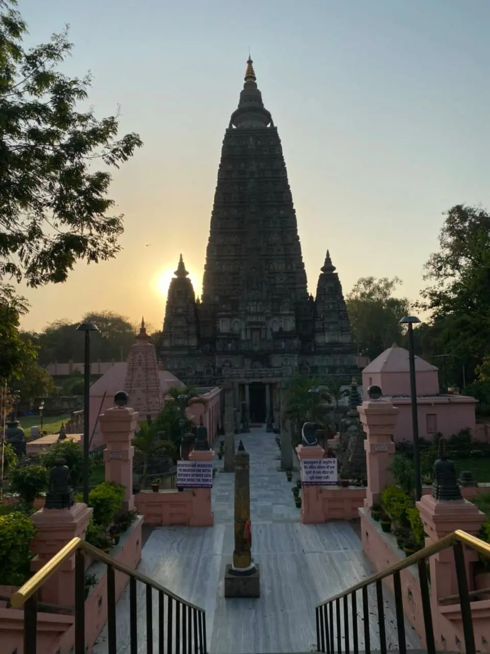Mahabodhi Temple at Bodh Gaya in Bihar